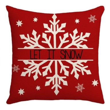 LIVEFY Božićna jastučnica, 45x45 cm, snow 1
