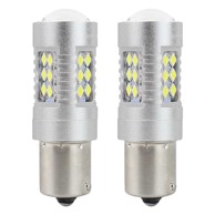 AMIO LED žarulje CANBUS BA15S P21W 24xSMD 3030, bijele