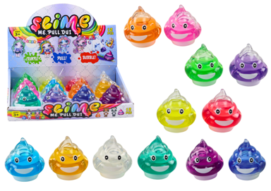 Slime Emoji u kutiji, 150 g, 12 boja