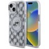Karl Lagerfeld IML Monogram Karl & Choupette Head MagSafe maskica za iPhone 15, prozirna