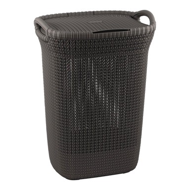 CURVER Smeđa košara za rublje Knit Tall