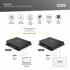 DIGITUS Produživač linije HDMI + IR RJ45-RJ45 do 30 m 4K/120Hz DS-55342, siva
