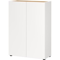 GERMANIA Bijeli ormarić za cipele u dekoru hrasta 74x105x33 cm Alviano 