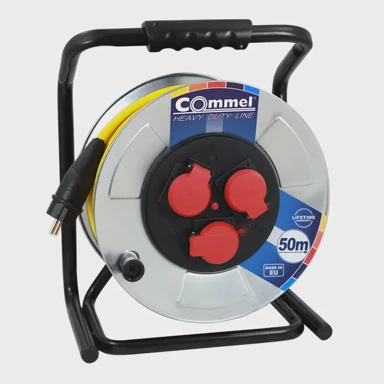 COMMEL 200-324 kabelska motalica na metalnom bubnju 280 mm, monofazna, 16 a 230 v ~ 350