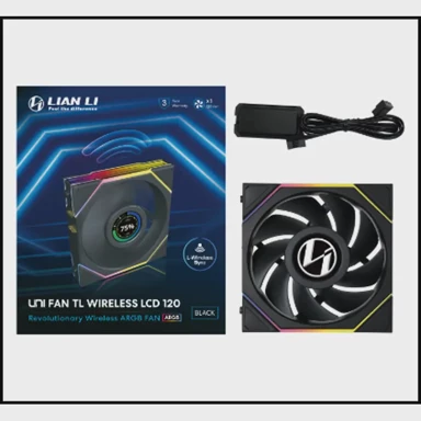 LIAN LI Ventilator UNI FAN TL Wireless ARGB PWM 120mm, crni