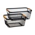 CASA SELECCIÓN Metalne košare u setu 2 kom od žice 33x21x14 cm 