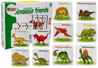 Edukativne puzzle, engleski dinosauri