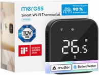 MEROSS Pametni Matter termostat za podno grijanje, crni