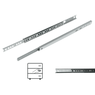 RIEX Kuglična vodilica za ladice H17 s djelomičnim izvlačenjem 278 mm, 10 kg, NB17