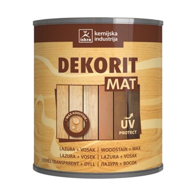 ISKRA Lazura za drvo Dekorit mat palisander 2,5 l