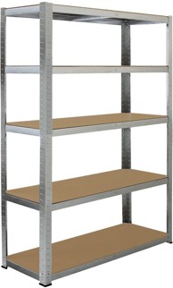 FIELDMANN Metalni regal FDR 1820, 180 x 120 x 40 cm, srebrni