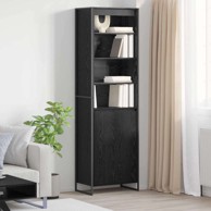 Visok ormar za dnevni boravak, 2 komada, Crni hrast 60 x 36 x 300 cm