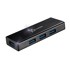 J5CREATE USB hub JUH340-N, USB-B micro, 4x USB-A, crni