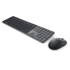 DELL Komplet tipkovnica i miš Pro 7 Slim KM726, bežični/Bluetooth, US međunarodni QWERTY, crni