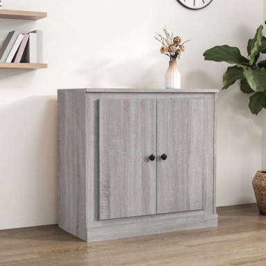 Komoda od konstruiranog drva, 70 x 35,5 x 67,5 cm, sivi hrast sonoma
