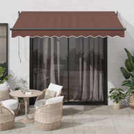 Tenda na automatsko uvlačenje, 300x250 cm, smeđa