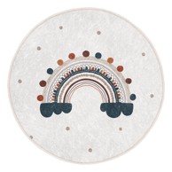 MILA HOME Krem dječji tepih ø 120 cm Comfort