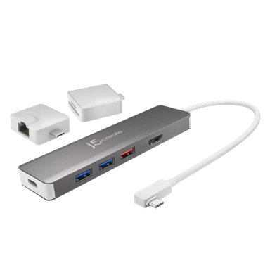 J5CREATE Docking stanica USB-C, s 2 kompleta