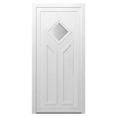 SAMOPEV Vrata ulazna Romb 70 100x210 D, bijela