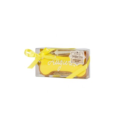 DOGGYEBAG Poslastica za pse Birthday Bone, žuta, 85 g