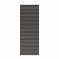 Plisirana roleta crna 80x200 cm širina tkanine 79,4 cm