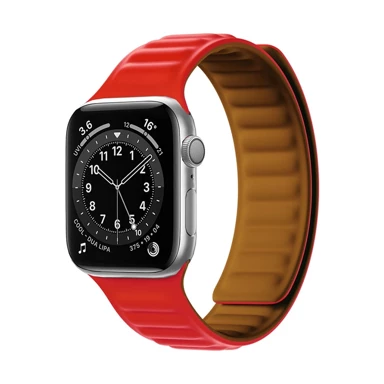 HURTEL Magnetski remen za Apple Watch, 41 mm, crveni
