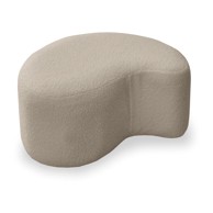 MIUFORM Bež tabure od bouclé tkanine