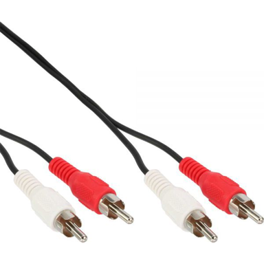 INLINE Audio kabel 89938A 3 m 2 x RCA, crni
