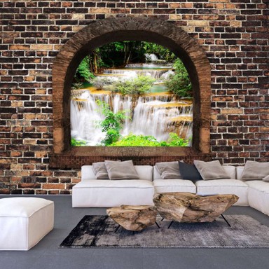 Samoljepljiva foto tapeta Stony Window Waterfalls 147x105