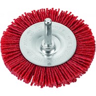 LUX TOOLS Četka za bušilicu disk četka najlon crvena 75 mm