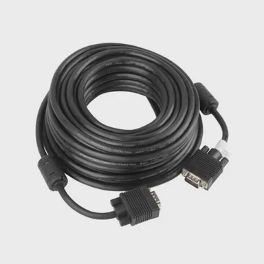 LANBERG VGA kabel CA-VGAC-10CC-0150-B, VGA (D-Sub), crni, 15m