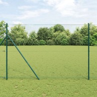 Heksagonalna ograda 1. 5x10 m čelik, zelena