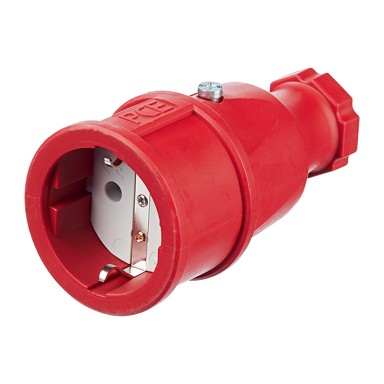 LUX TOOLS Natikač gumeni ceveni 16A