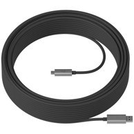 LOGITECH USB kabel Strong USB 3.1, 25 m, grafitni