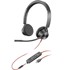 POLY Stereo slušalice Blackwire 3325 USB-C + 3,5 mm, crna