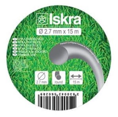 ISKRA Nit za kosilicu, 2.7 mm, 15 m, okrugla