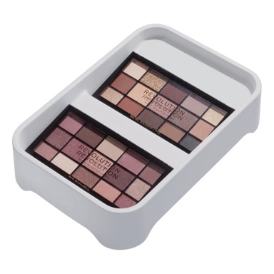 IDESIGN Sivi organizator za šminku Eco Bin, 28, 12 x 19, 23 cm