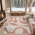 MILA HOME Ružičasti periv tepih 80x150 cm Strawberry Latte