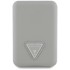 GUESS Powerbank Brushed Triangle, 5000 mAh, 15 W, MagSafe, USB-C, bež