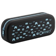 CONNECT pravokutna pernica-vrećica silikon 20 x 5 x 6 cm Gamer, crna