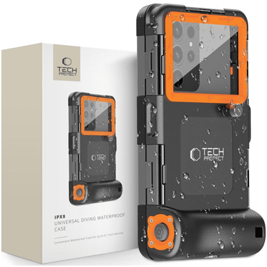 TECH-PROTECT Vodootporna futrola za telefon IPX8, univerzalna