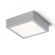 RENDL Stropna lampa, Scott, 230V, LED 9.8W, IP54, 3000K, srebrno siva