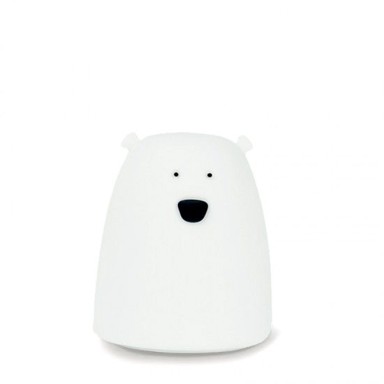 RABBIT&FRIENDS Silikonska svjetiljka, medvjedić, bijela