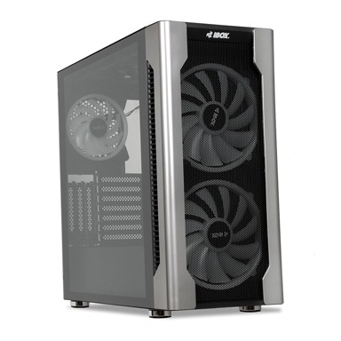 IBOX Kućište ENCLOSURE CHIRON ZH68 GAMING, mid tower, E-ATX, prozor, crno