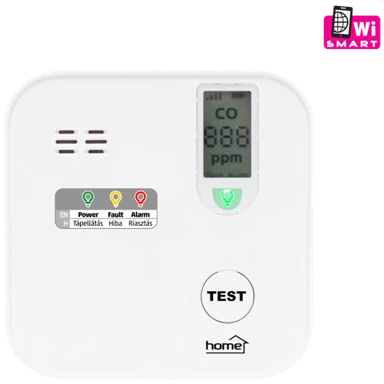 HOME Detektor CO CO10SMART, pametni, WiFi, LCD