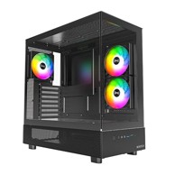 MONTECH Kućište XR, prozor, RGB, ATX, crno