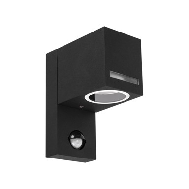 Svjetiljka sa senzorom Forest, 1xGU10 D, crna