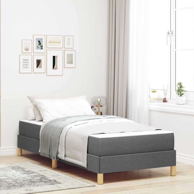 Boxspring krevet, 100x200 cm, krem