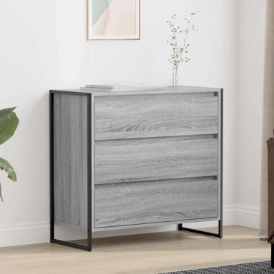 Noćni ormarić Siva Sonoma 79 x 36 x 75.5 cm, konstruirano drvo