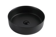 ARMAL Umivaonik art na ploču mat crni 410x410x125